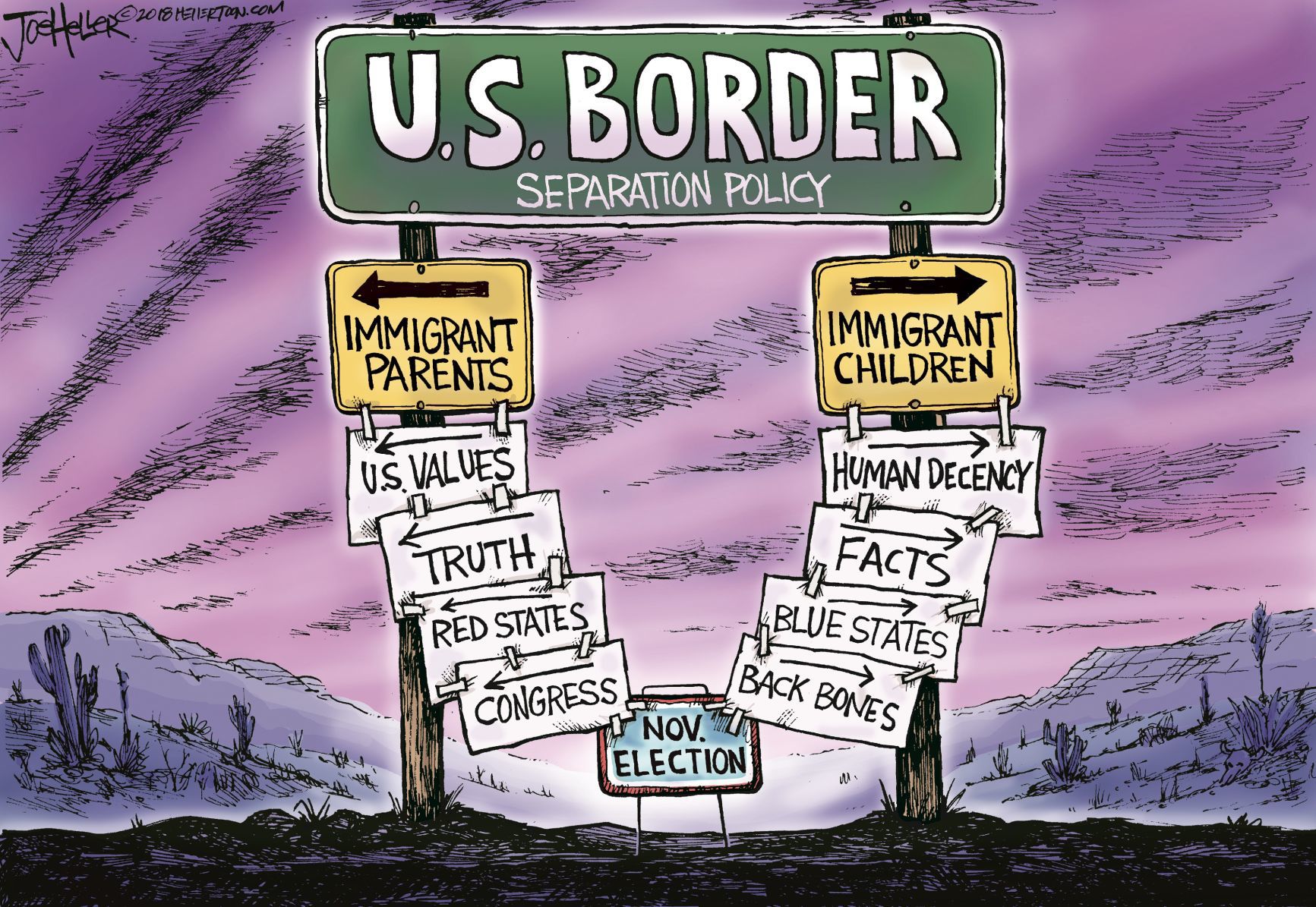 Border Policy by Joe Heller